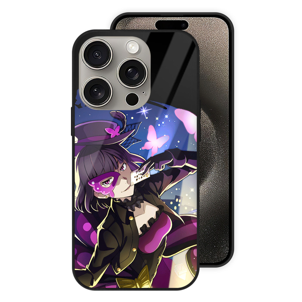 （画像用） 文豪ストレイドッグス Bungo Stray Dogs 【iPhone15Pro対応】スマホケース 耐衝撃＆黄変防止 背面ガラス