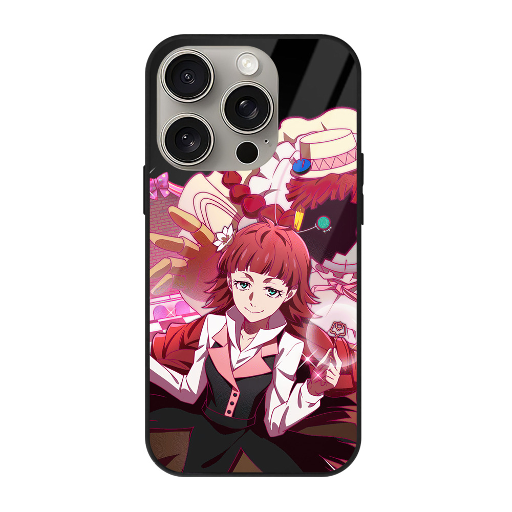 （画像用） 文豪ストレイドッグス Bungo Stray Dogs 【iPhone15Pro対応】スマホケース 耐衝撃＆黄変防止 背面ガラス