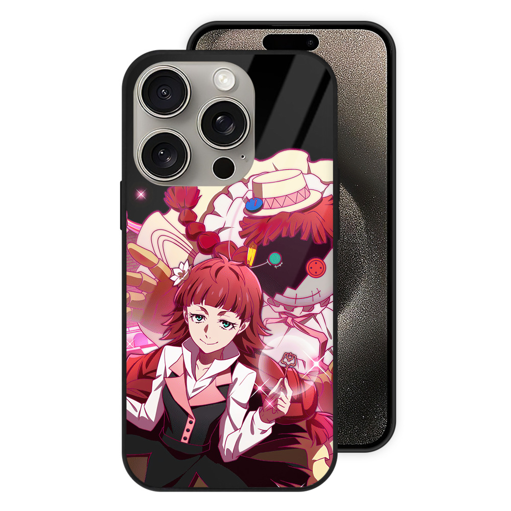 （画像用） 文豪ストレイドッグス Bungo Stray Dogs 【iPhone15Pro対応】スマホケース 耐衝撃＆黄変防止 背面ガラス