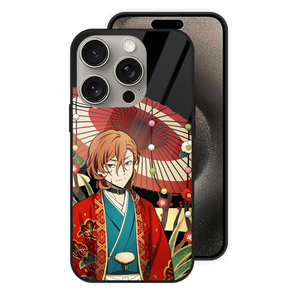 （画像用） 文豪ストレイドッグス Bungo Stray Dogs 【iPhone15Pro対応】スマホケース 耐衝撃＆黄変防止 背面ガラス
