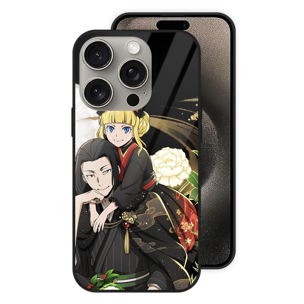 （画像用） 文豪ストレイドッグス Bungo Stray Dogs 【iPhone15Pro対応】スマホケース 耐衝撃＆黄変防止 背面ガラス