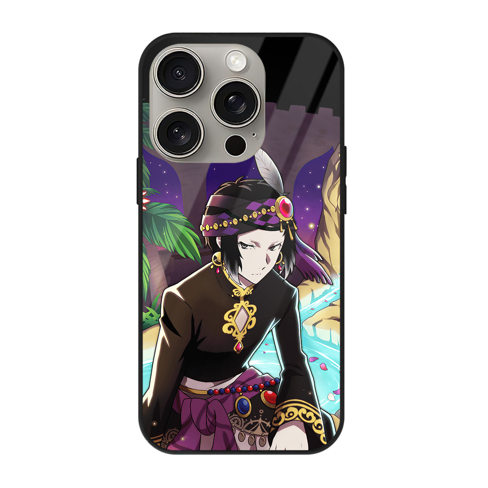 （画像用） 文豪ストレイドッグス Bungo Stray Dogs 【iPhone15Pro対応】スマホケース 耐衝撃＆黄変防止 背面ガラス