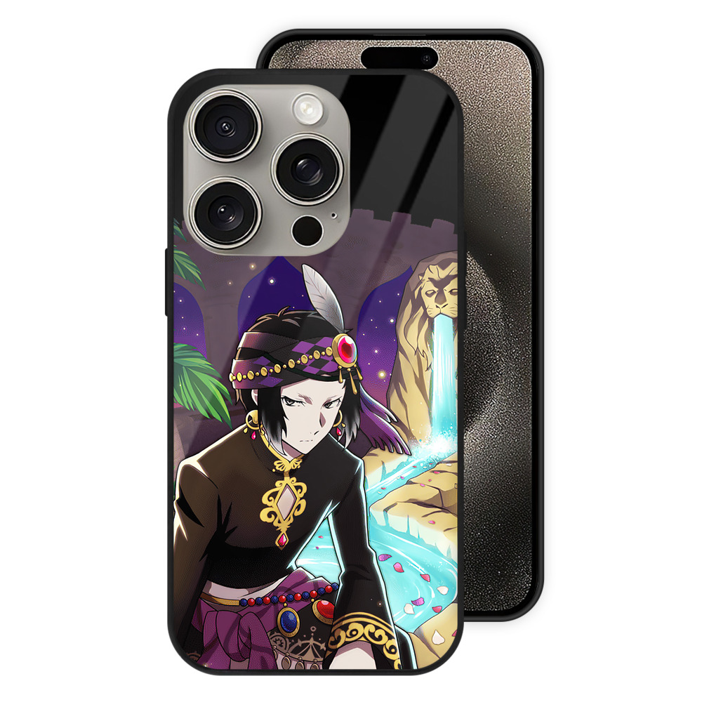 （画像用） 文豪ストレイドッグス Bungo Stray Dogs 【iPhone15Pro対応】スマホケース 耐衝撃＆黄変防止 背面ガラス