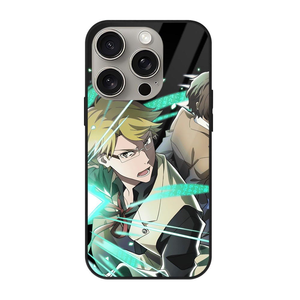（画像用） 文豪ストレイドッグス Bungo Stray Dogs 【iPhone15Pro対応】スマホケース 耐衝撃＆黄変防止 背面ガラス