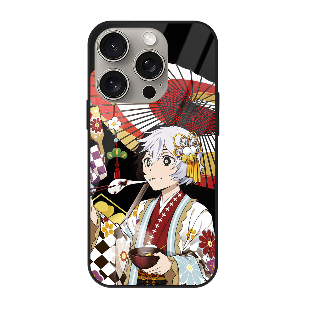 （画像用） 文豪ストレイドッグス Bungo Stray Dogs 【iPhone15Pro対応】スマホケース 耐衝撃＆黄変防止 背面ガラス