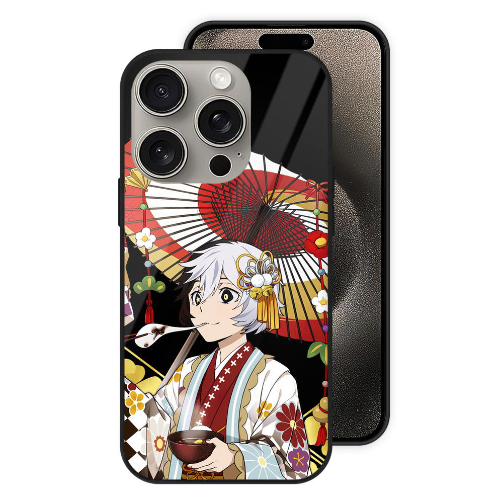 （画像用） 文豪ストレイドッグス Bungo Stray Dogs 【iPhone15Pro対応】スマホケース 耐衝撃＆黄変防止 背面ガラス