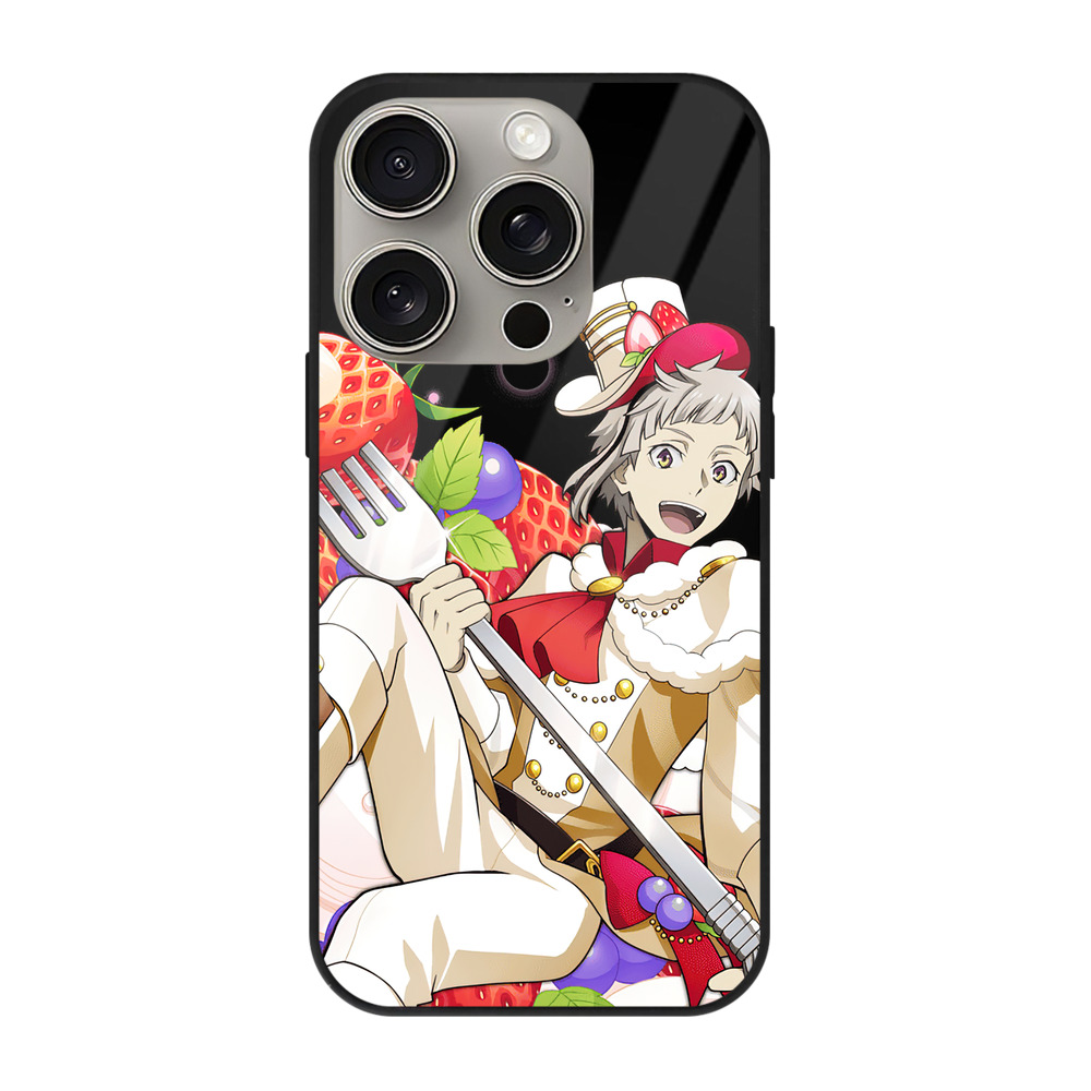 （画像用） 文豪ストレイドッグス Bungo Stray Dogs 【iPhone15Pro対応】スマホケース 耐衝撃＆黄変防止 背面ガラス