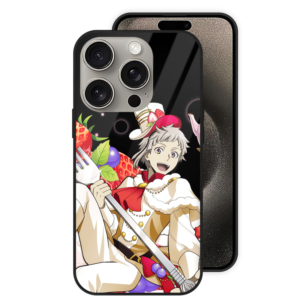 （画像用） 文豪ストレイドッグス Bungo Stray Dogs 【iPhone15Pro対応】スマホケース 耐衝撃＆黄変防止 背面ガラス