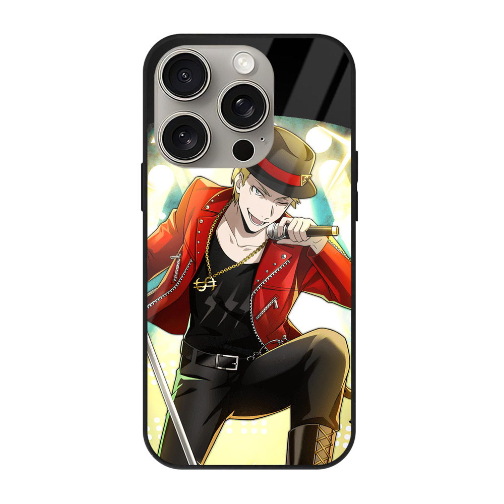 （画像用） 文豪ストレイドッグス Bungo Stray Dogs 【iPhone15Pro対応】スマホケース 耐衝撃＆黄変防止 背面ガラス