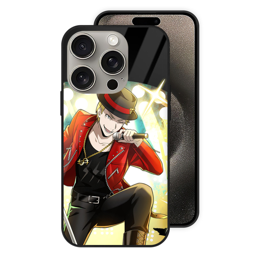 （画像用） 文豪ストレイドッグス Bungo Stray Dogs 【iPhone15Pro対応】スマホケース 耐衝撃＆黄変防止 背面ガラス