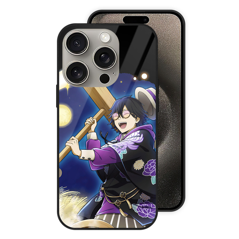 （画像用） 文豪ストレイドッグス Bungo Stray Dogs 【iPhone15Pro対応】スマホケース 耐衝撃＆黄変防止 背面ガラス