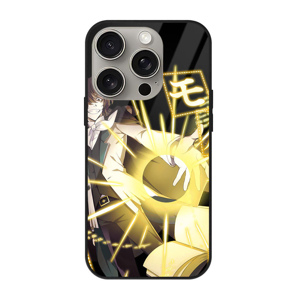 （画像用） 文豪ストレイドッグス Bungo Stray Dogs 【iPhone15Pro対応】スマホケース 耐衝撃＆黄変防止 背面ガラス