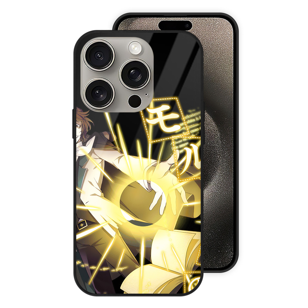 （画像用） 文豪ストレイドッグス Bungo Stray Dogs 【iPhone15Pro対応】スマホケース 耐衝撃＆黄変防止 背面ガラス