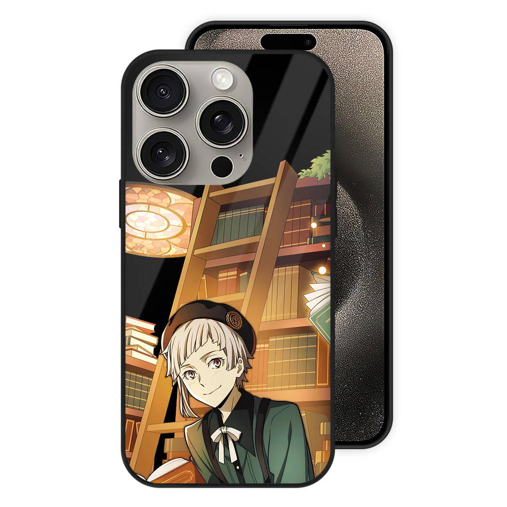（画像用） 文豪ストレイドッグス Bungo Stray Dogs 【iPhone15Pro対応】スマホケース 耐衝撃＆黄変防止 背面ガラス