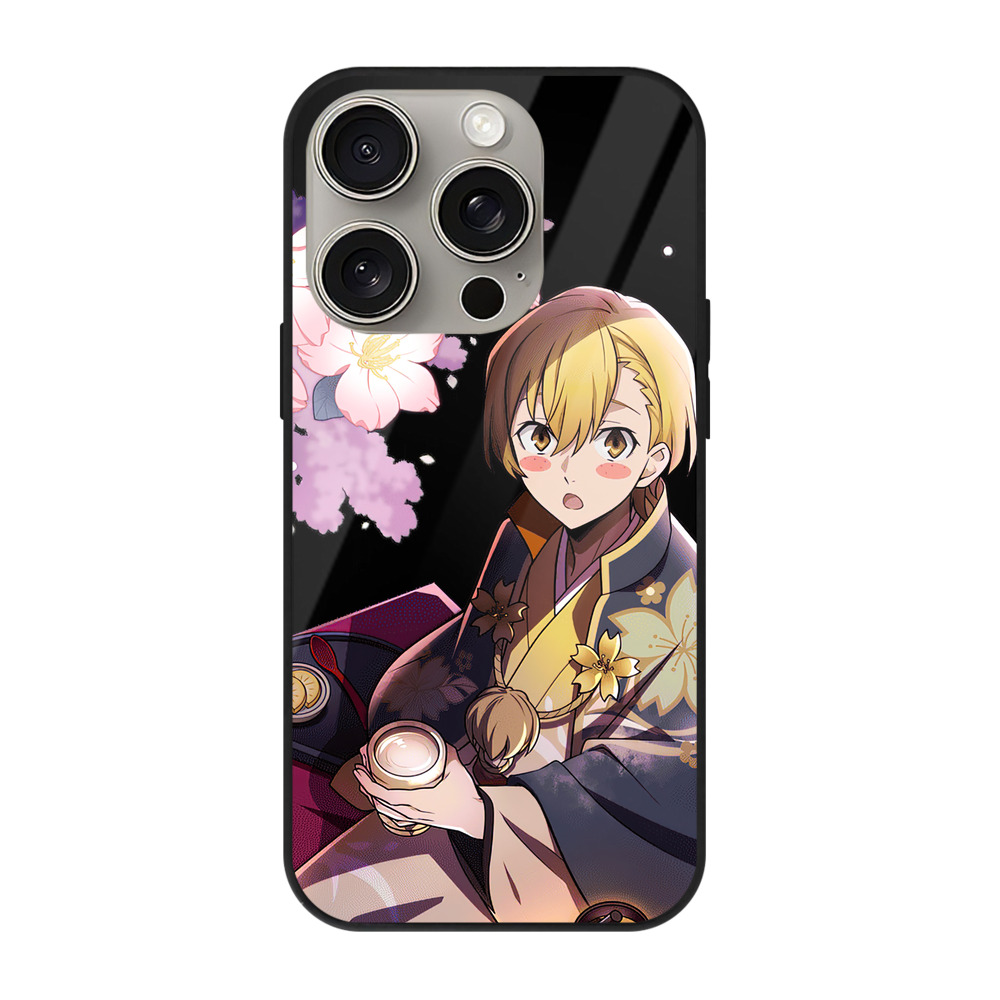 （画像用） 文豪ストレイドッグス Bungo Stray Dogs 【iPhone15Pro対応】スマホケース 耐衝撃＆黄変防止 背面ガラス