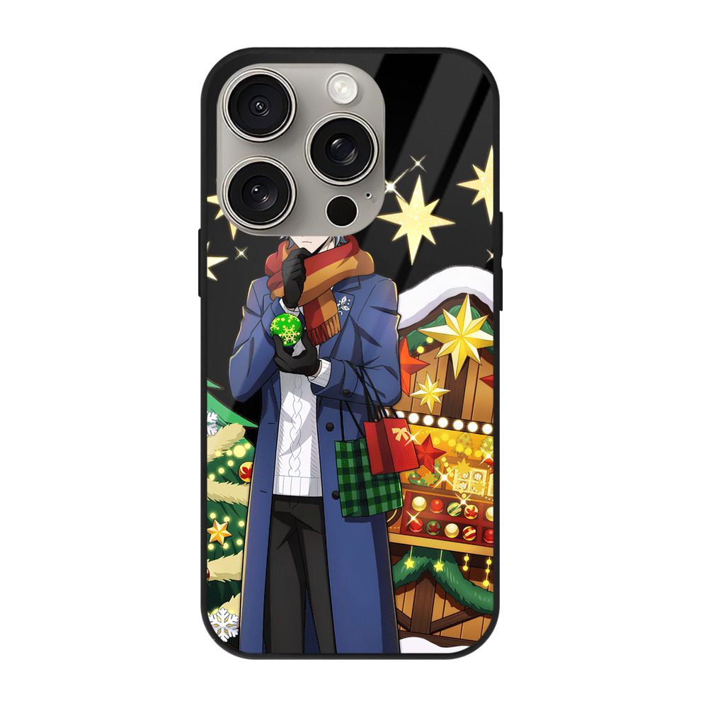 （画像用） 文豪ストレイドッグス Bungo Stray Dogs 【iPhone15Pro対応】スマホケース 耐衝撃＆黄変防止 背面ガラス