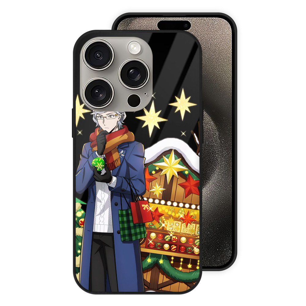 （画像用） 文豪ストレイドッグス Bungo Stray Dogs 【iPhone15Pro対応】スマホケース 耐衝撃＆黄変防止 背面ガラス