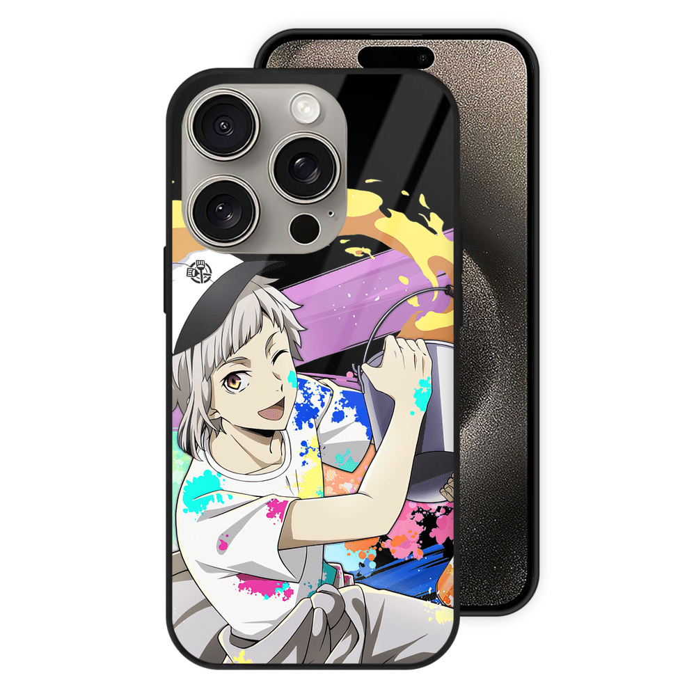 （画像用） 文豪ストレイドッグス Bungo Stray Dogs 【iPhone15Pro対応】スマホケース 耐衝撃＆黄変防止 背面ガラス
