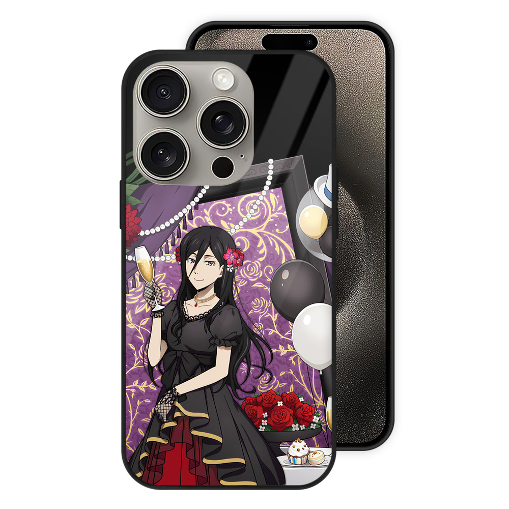 （画像用） 文豪ストレイドッグス Bungo Stray Dogs 【iPhone15Pro対応】スマホケース 耐衝撃＆黄変防止 背面ガラス