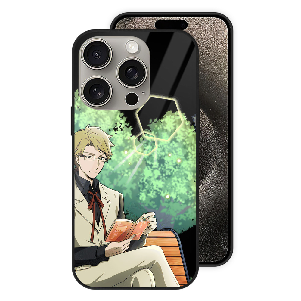 （画像用） 文豪ストレイドッグス Bungo Stray Dogs 【iPhone15Pro対応】スマホケース 耐衝撃＆黄変防止 背面ガラス