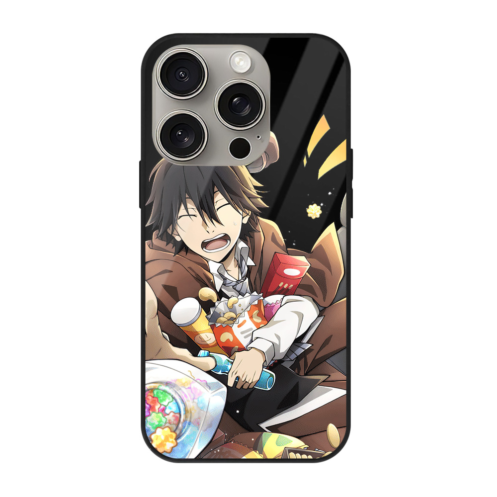 （画像用） 文豪ストレイドッグス Bungo Stray Dogs 【iPhone15Pro対応】スマホケース 耐衝撃＆黄変防止 背面ガラス