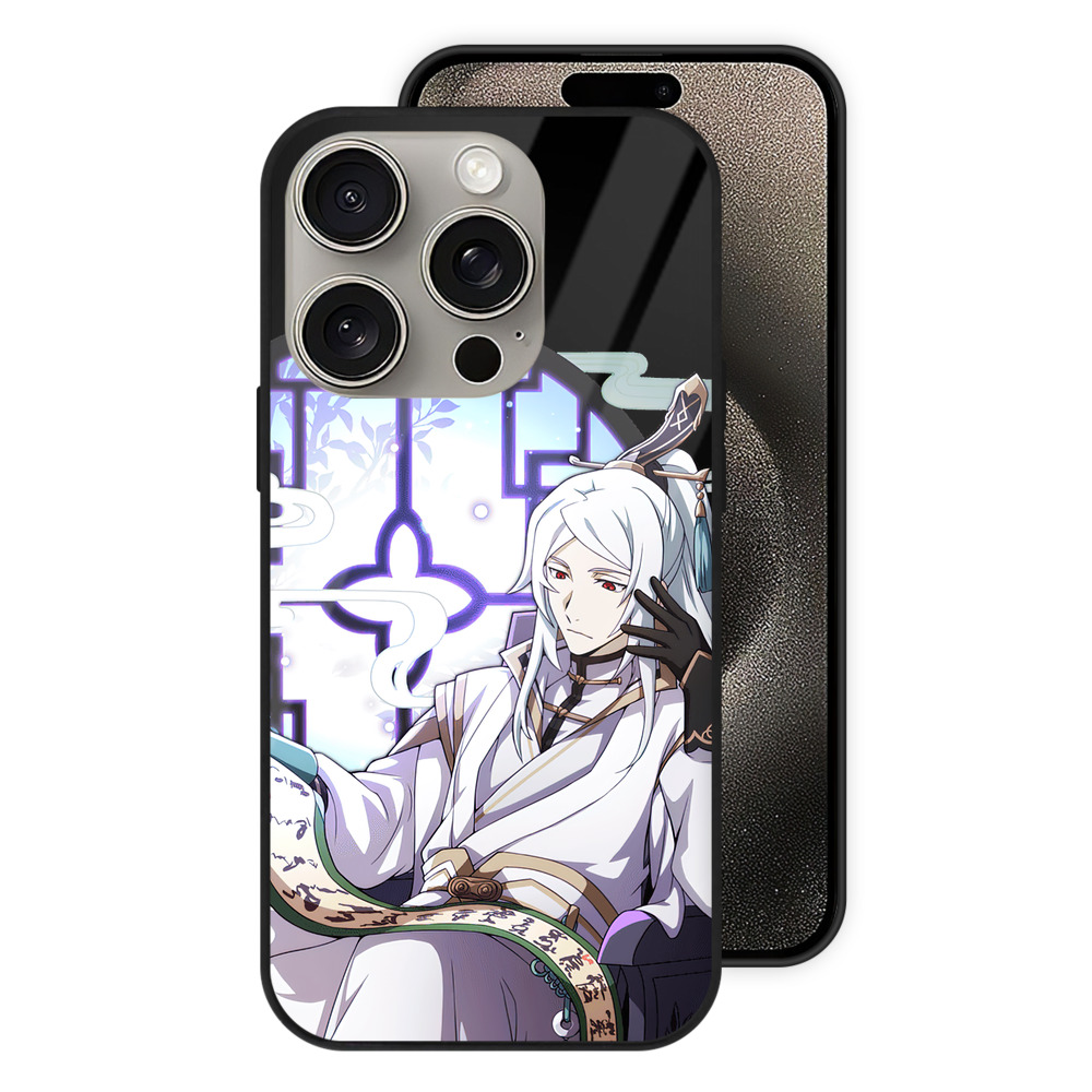 （画像用） 文豪ストレイドッグス Bungo Stray Dogs 【iPhone15Pro対応】スマホケース 耐衝撃＆黄変防止 背面ガラス