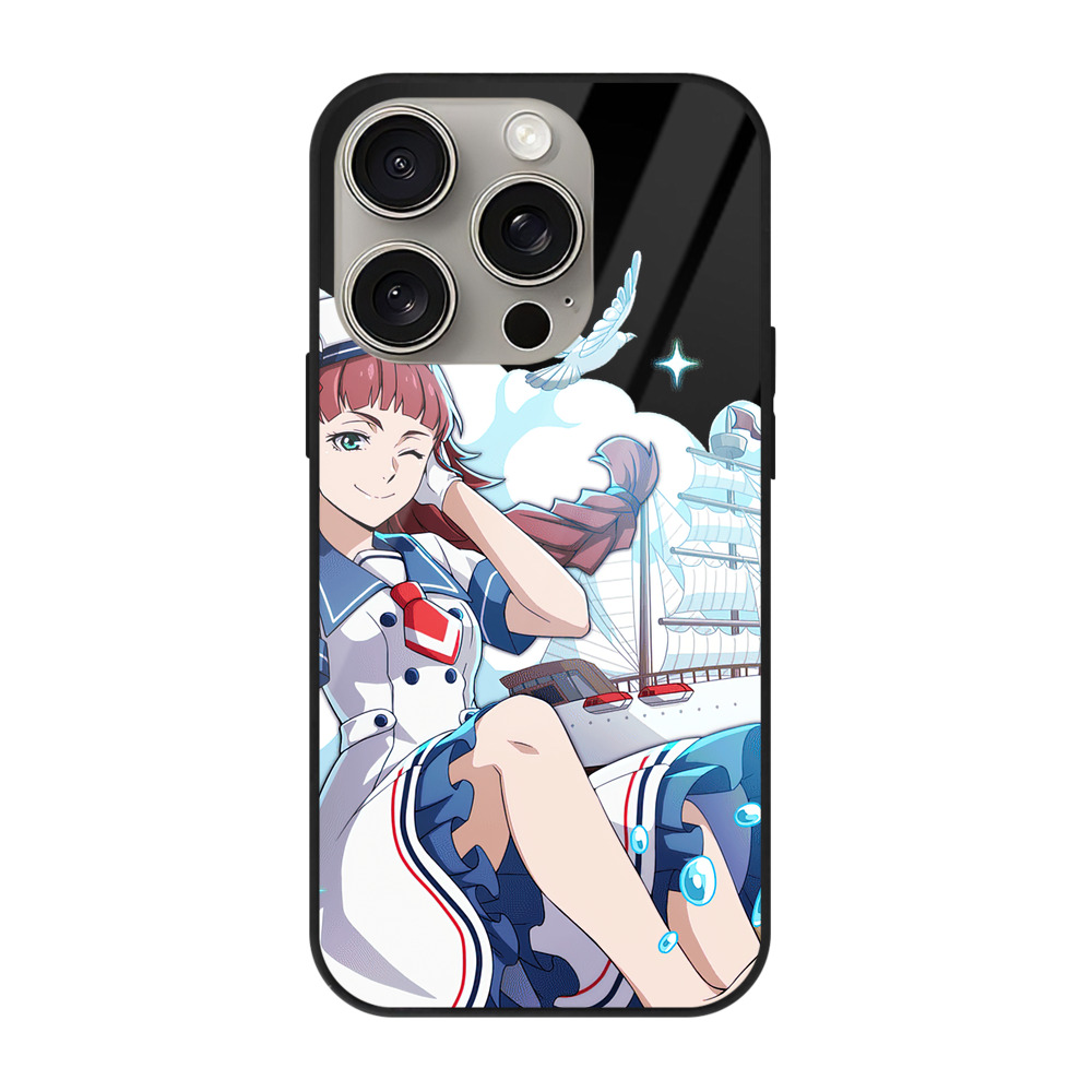 （画像用） 文豪ストレイドッグス Bungo Stray Dogs 【iPhone15Pro対応】スマホケース 耐衝撃＆黄変防止 背面ガラス