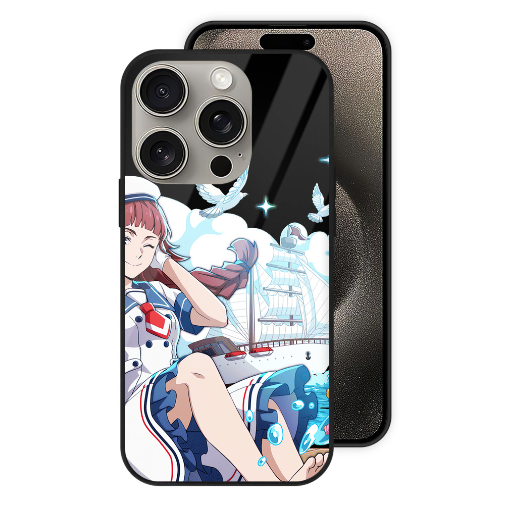 （画像用） 文豪ストレイドッグス Bungo Stray Dogs 【iPhone15Pro対応】スマホケース 耐衝撃＆黄変防止 背面ガラス