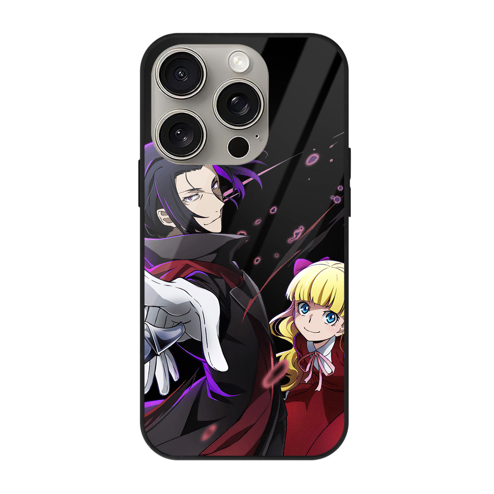 （画像用） 文豪ストレイドッグス Bungo Stray Dogs 【iPhone15Pro対応】スマホケース 耐衝撃＆黄変防止 背面ガラス