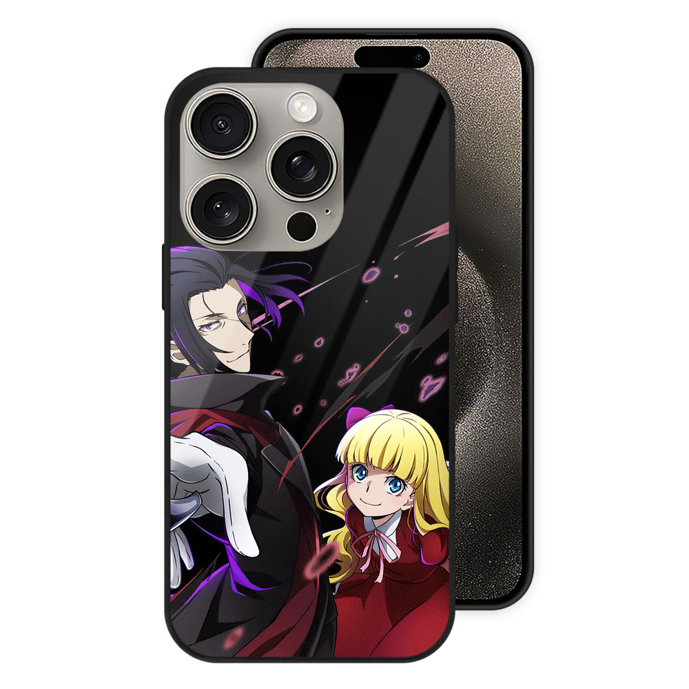 （画像用） 文豪ストレイドッグス Bungo Stray Dogs 【iPhone15Pro対応】スマホケース 耐衝撃＆黄変防止 背面ガラス