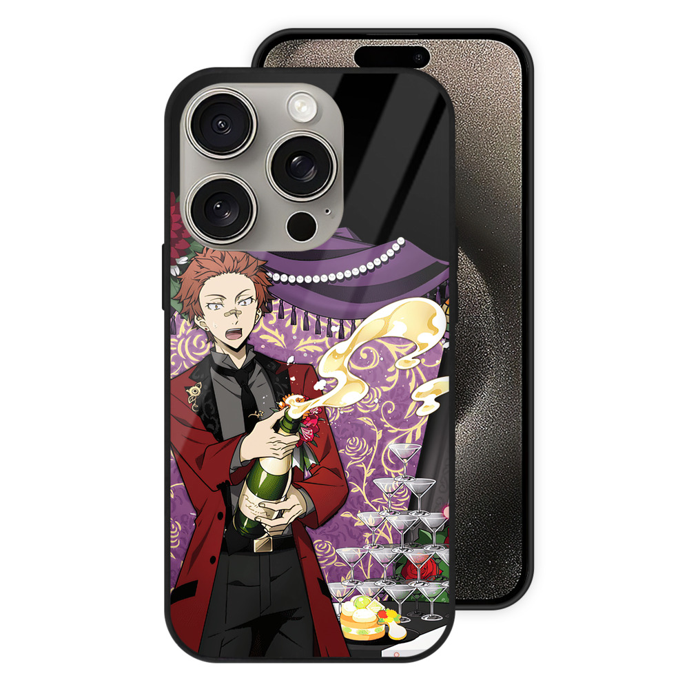 （画像用） 文豪ストレイドッグス Bungo Stray Dogs 【iPhone15Pro対応】スマホケース 耐衝撃＆黄変防止 背面ガラス