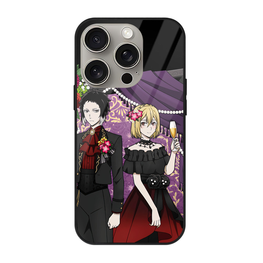 （画像用） 文豪ストレイドッグス Bungo Stray Dogs 【iPhone15Pro対応】スマホケース 耐衝撃＆黄変防止 背面ガラス
