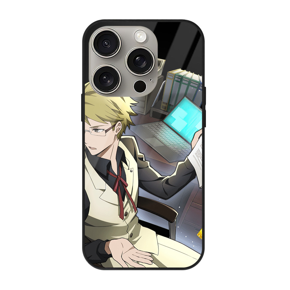 （画像用） 文豪ストレイドッグス Bungo Stray Dogs 【iPhone15Pro対応】スマホケース 耐衝撃＆黄変防止 背面ガラス