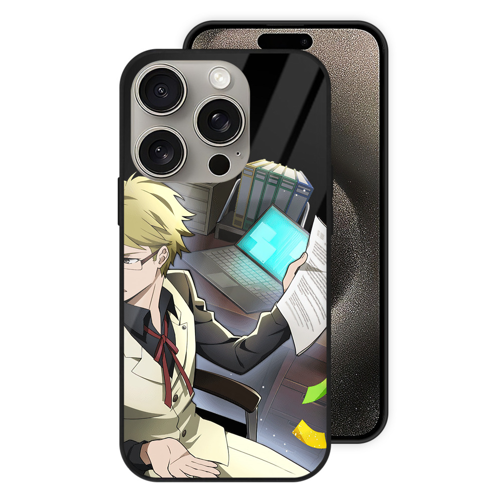 （画像用） 文豪ストレイドッグス Bungo Stray Dogs 【iPhone15Pro対応】スマホケース 耐衝撃＆黄変防止 背面ガラス
