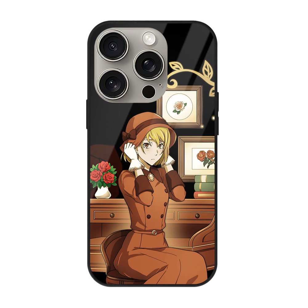 （画像用） 文豪ストレイドッグス Bungo Stray Dogs 【iPhone15Pro対応】スマホケース 耐衝撃＆黄変防止 背面ガラス