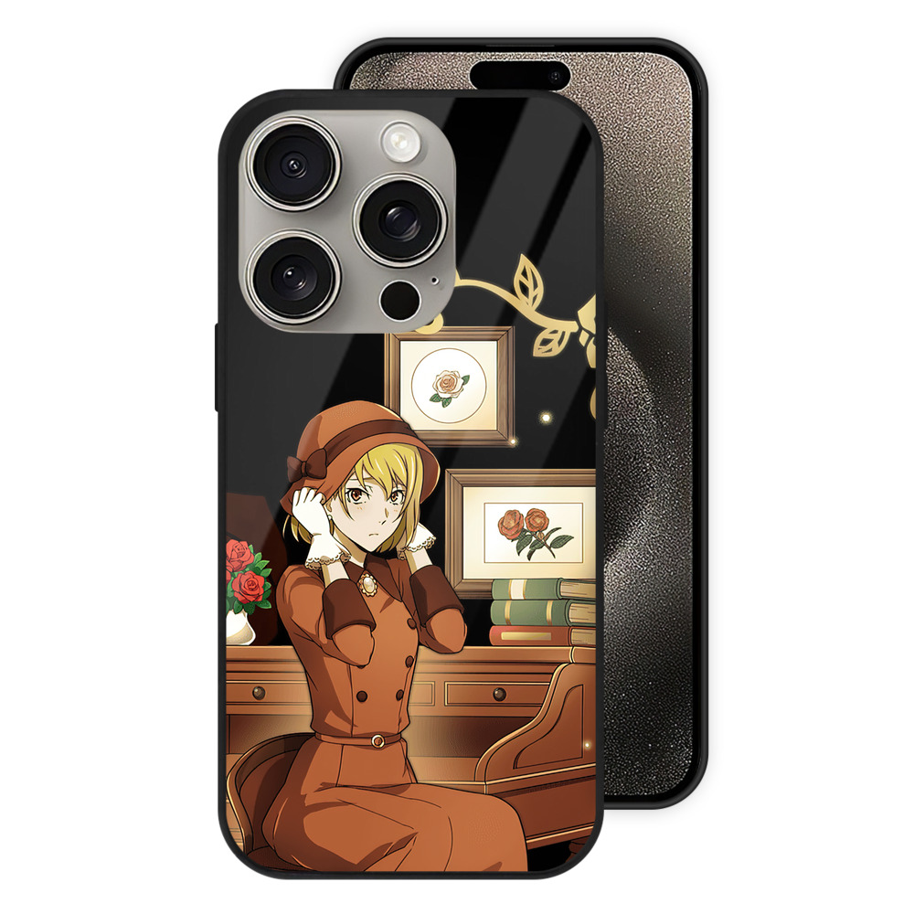 （画像用） 文豪ストレイドッグス Bungo Stray Dogs 【iPhone15Pro対応】スマホケース 耐衝撃＆黄変防止 背面ガラス