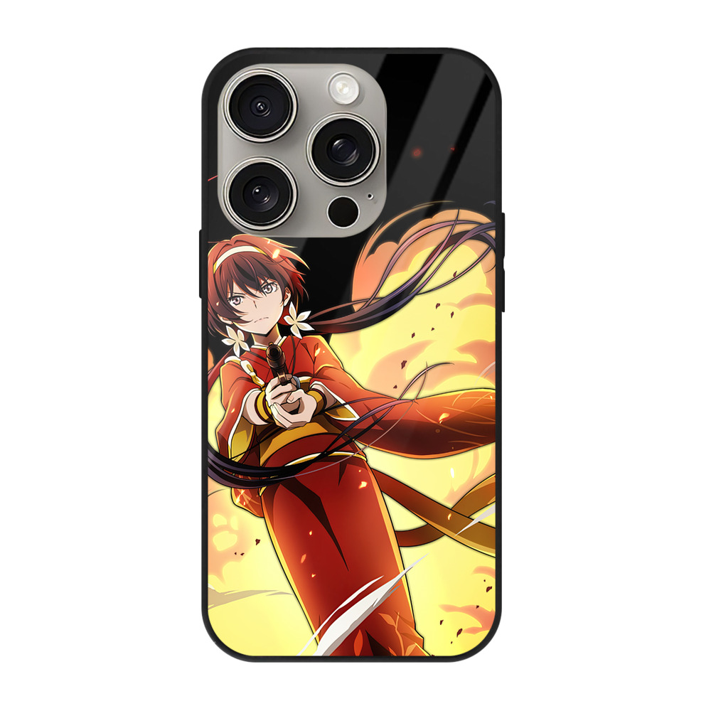 （画像用） 文豪ストレイドッグス Bungo Stray Dogs 【iPhone15Pro対応】スマホケース 耐衝撃＆黄変防止 背面ガラス