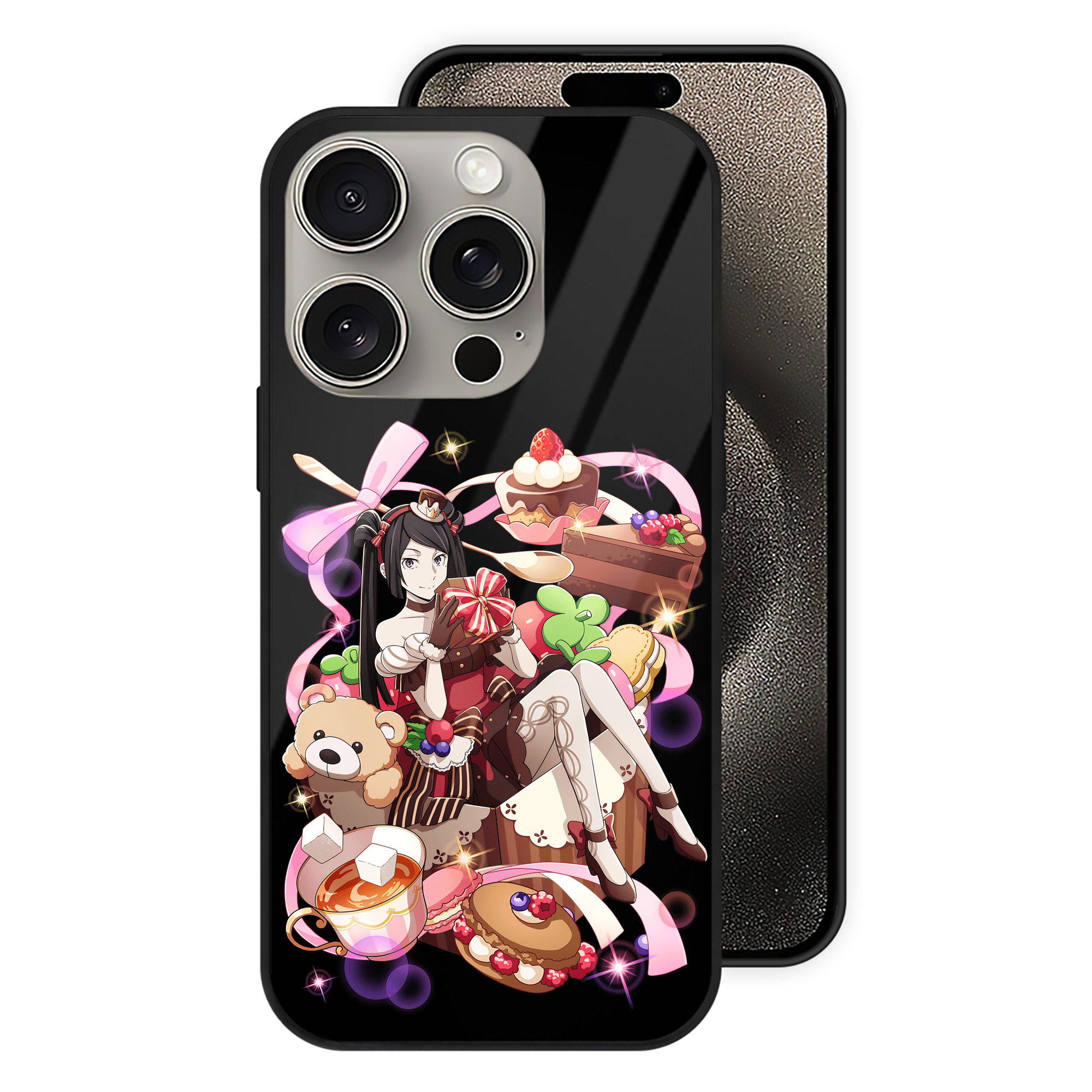 （画像用） 文豪ストレイドッグス Bungo Stray Dogs 【iPhone15Pro対応】スマホケース 耐衝撃＆黄変防止 背面ガラス