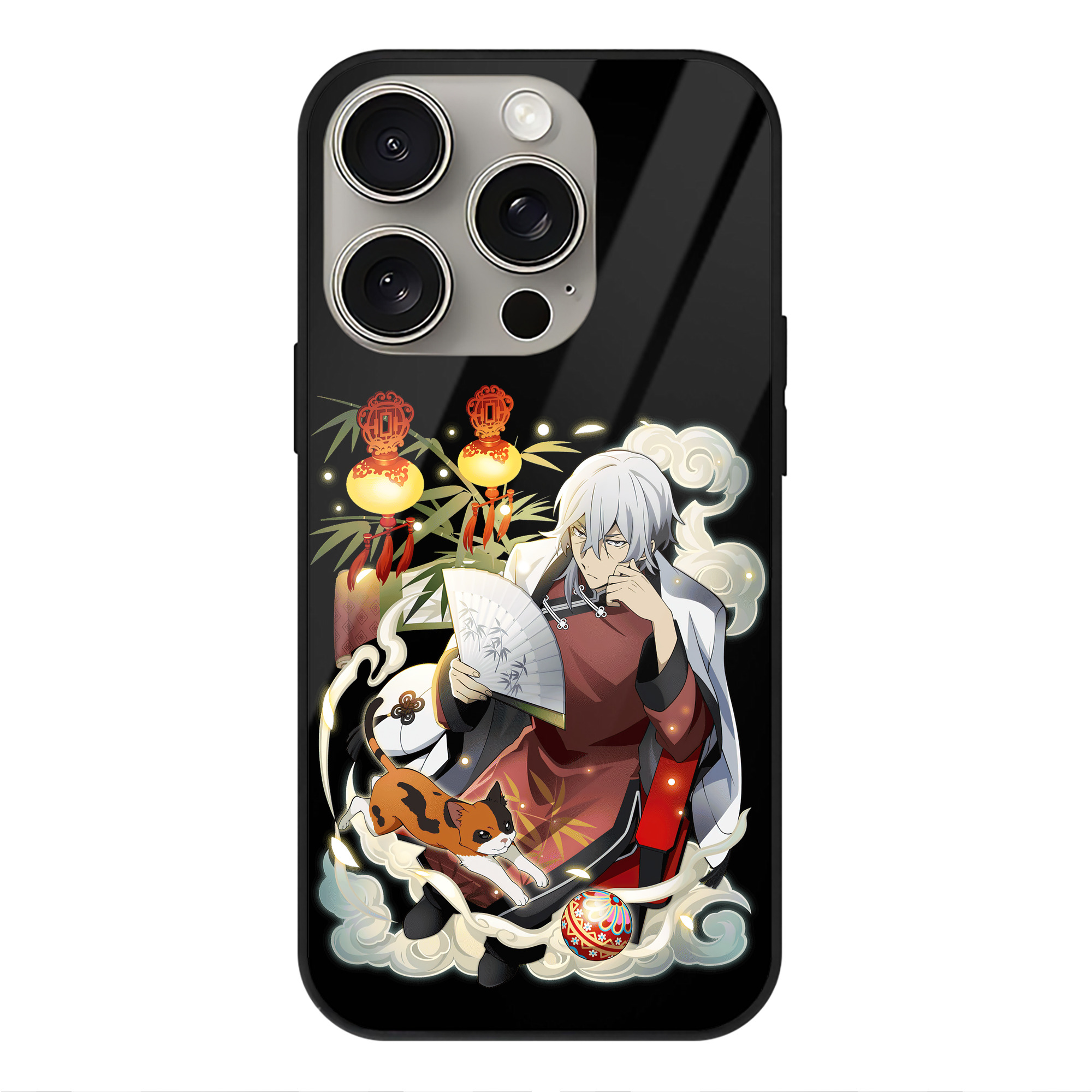 （画像用） 文豪ストレイドッグス Bungo Stray Dogs 【iPhone15Pro対応】スマホケース 耐衝撃＆黄変防止 背面ガラス