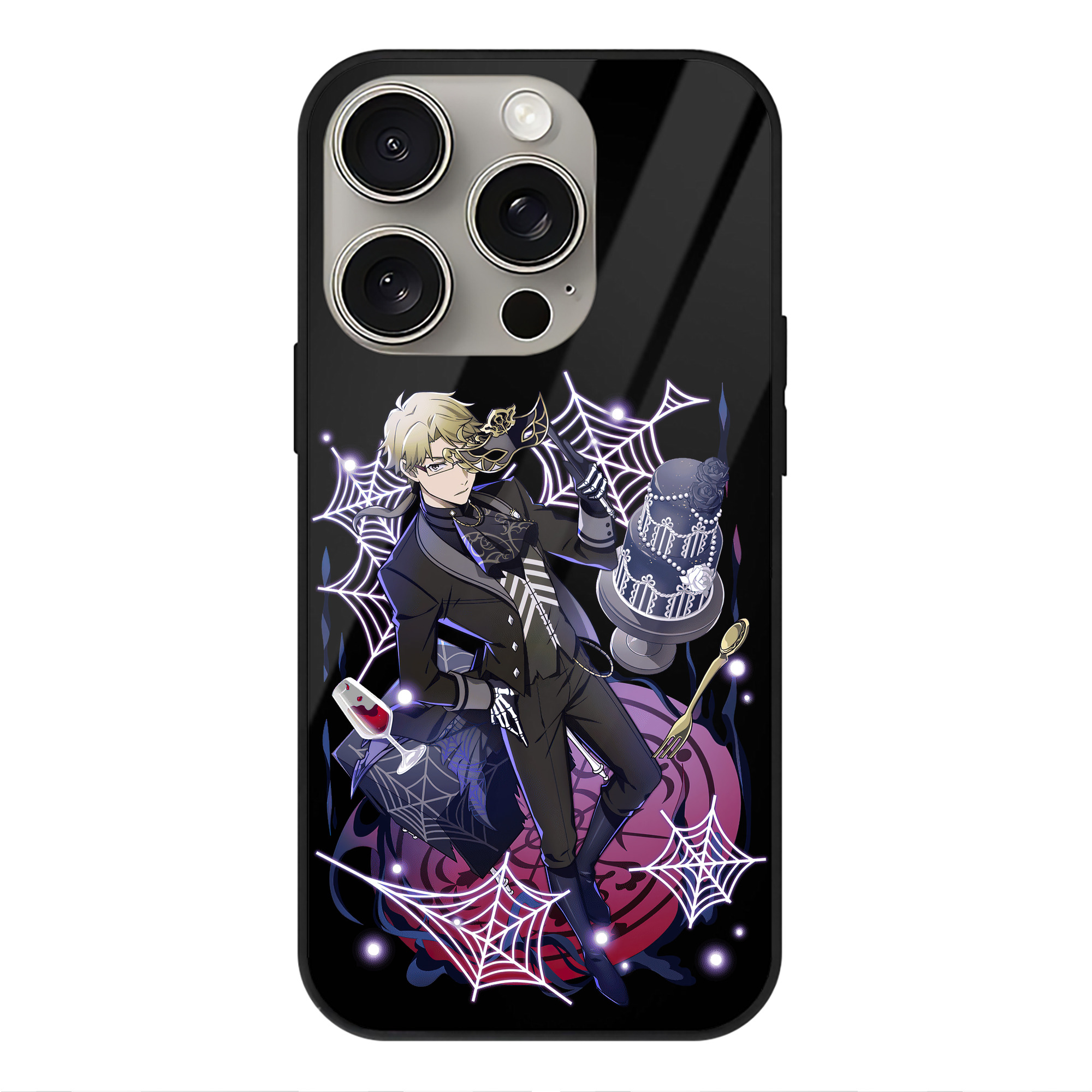 （画像用） 文豪ストレイドッグス Bungo Stray Dogs 【iPhone15Pro対応】スマホケース 耐衝撃＆黄変防止 背面ガラス
