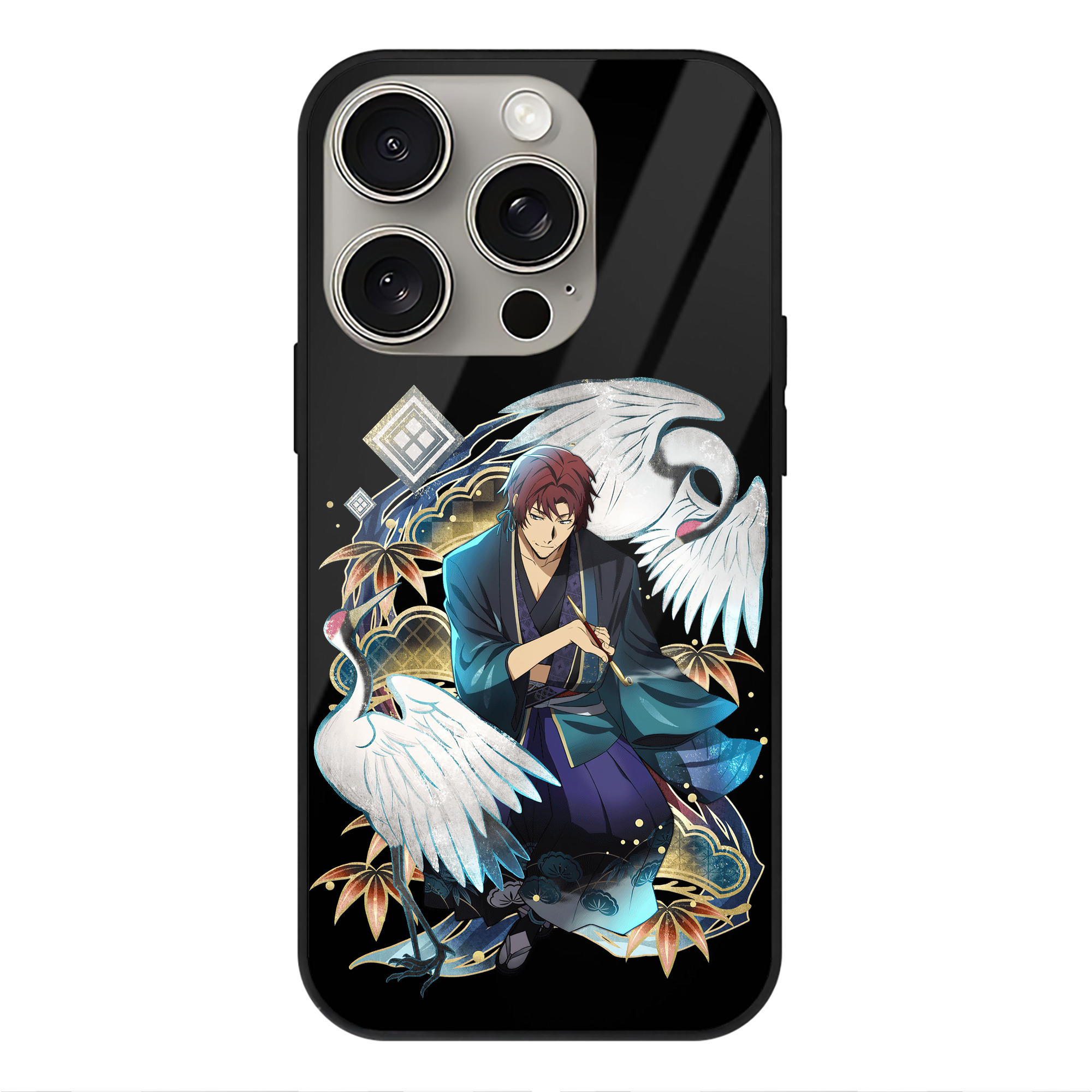 （画像用） 文豪ストレイドッグス Bungo Stray Dogs 【iPhone15Pro対応】スマホケース 耐衝撃＆黄変防止 背面ガラス
