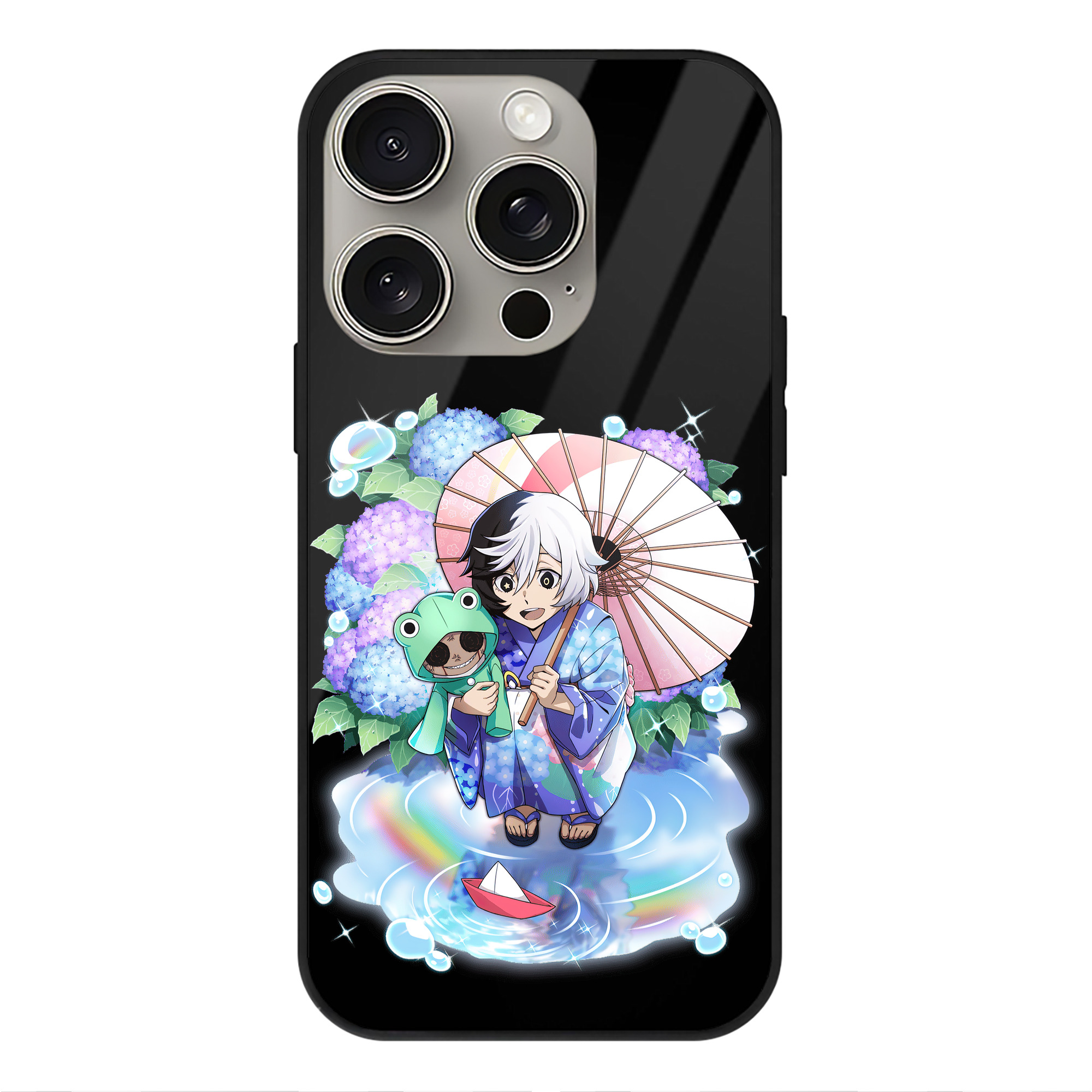 （画像用） 文豪ストレイドッグス Bungo Stray Dogs 【iPhone15Pro対応】スマホケース 耐衝撃＆黄変防止 背面ガラス