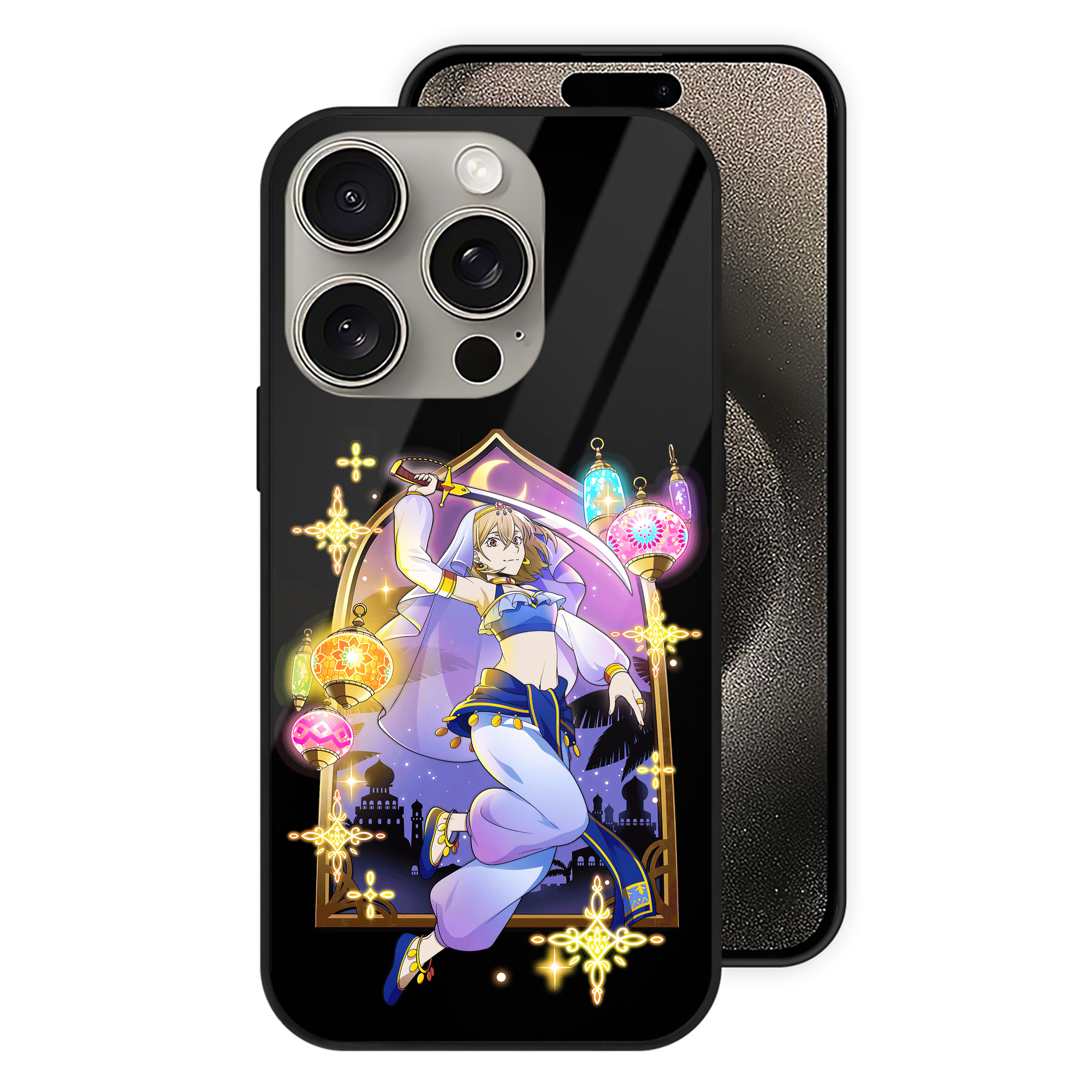 （画像用） 文豪ストレイドッグス Bungo Stray Dogs 【iPhone15Pro対応】スマホケース 耐衝撃＆黄変防止 背面ガラス