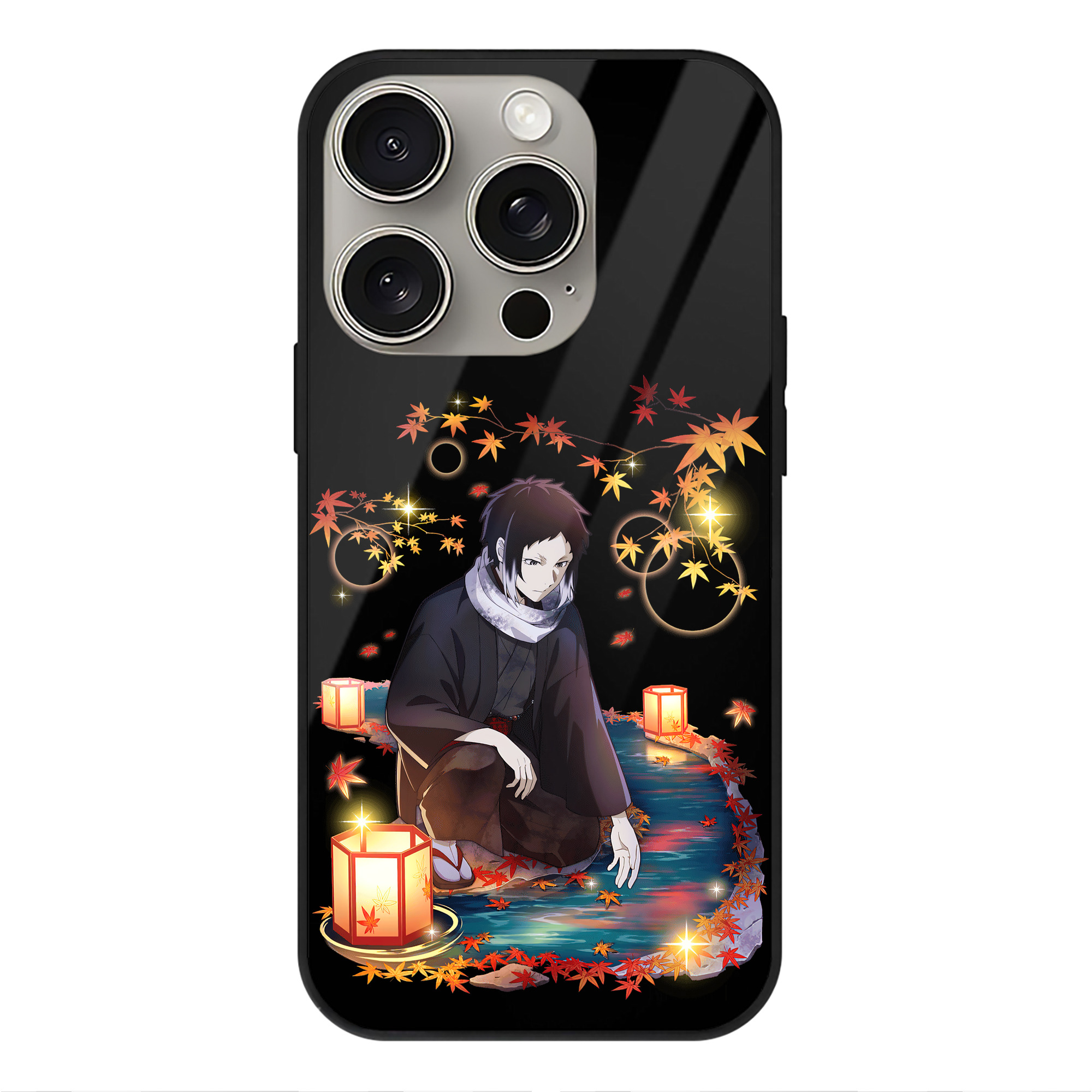 （画像用） 文豪ストレイドッグス Bungo Stray Dogs 【iPhone15Pro対応】スマホケース 耐衝撃＆黄変防止 背面ガラス