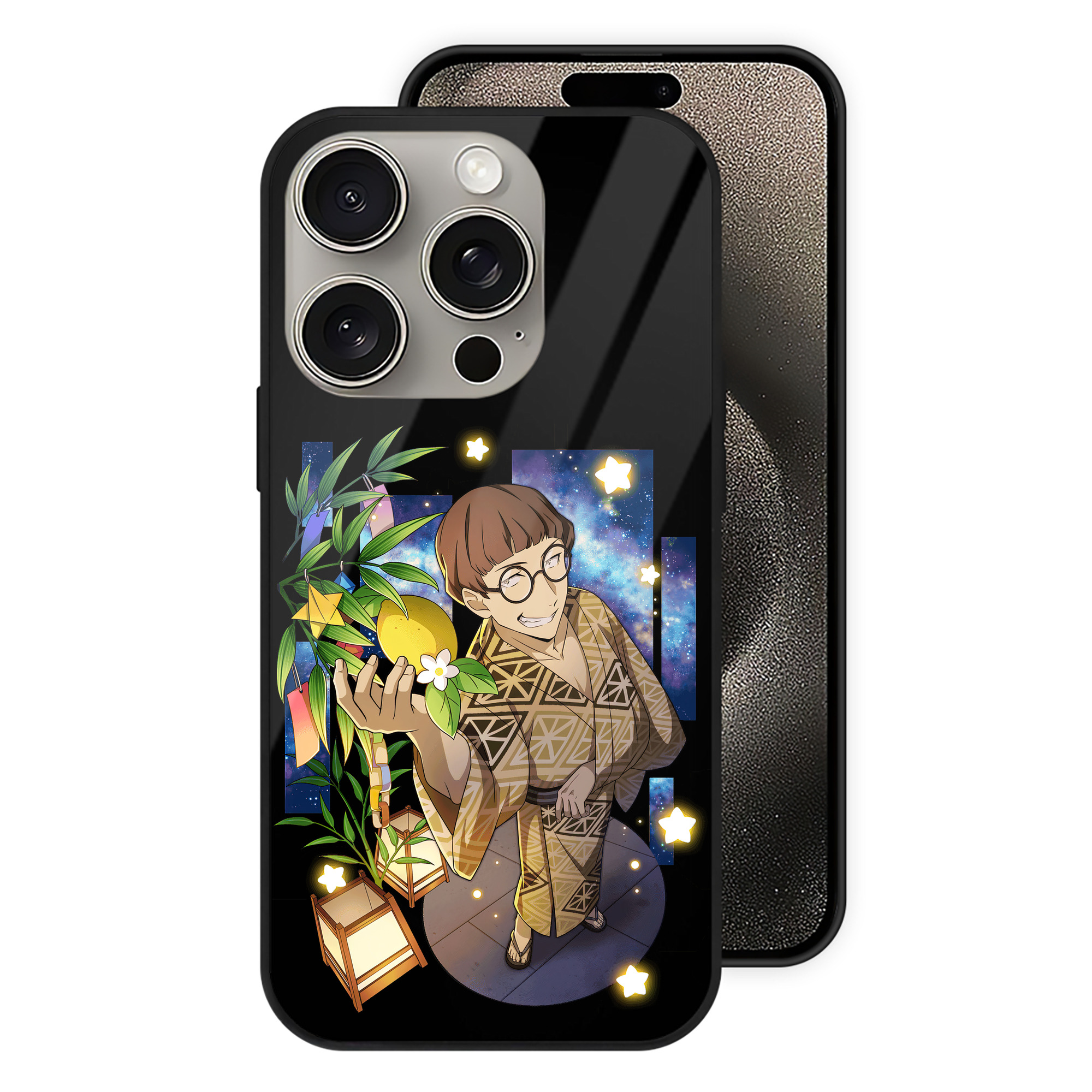 （画像用） 文豪ストレイドッグス Bungo Stray Dogs 【iPhone15Pro対応】スマホケース 耐衝撃＆黄変防止 背面ガラス