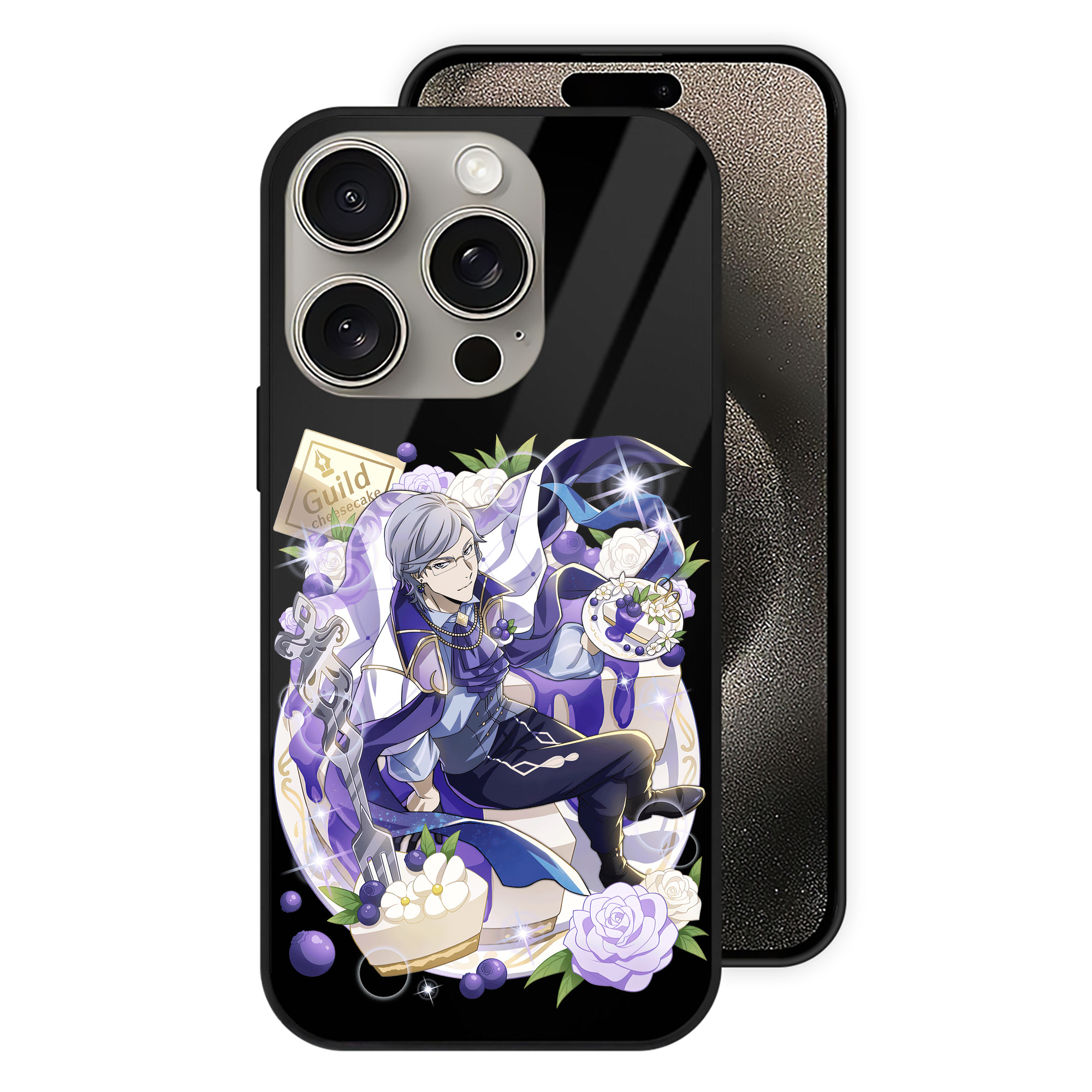 （画像用） 文豪ストレイドッグス Bungo Stray Dogs 【iPhone15Pro対応】スマホケース 耐衝撃＆黄変防止 背面ガラス