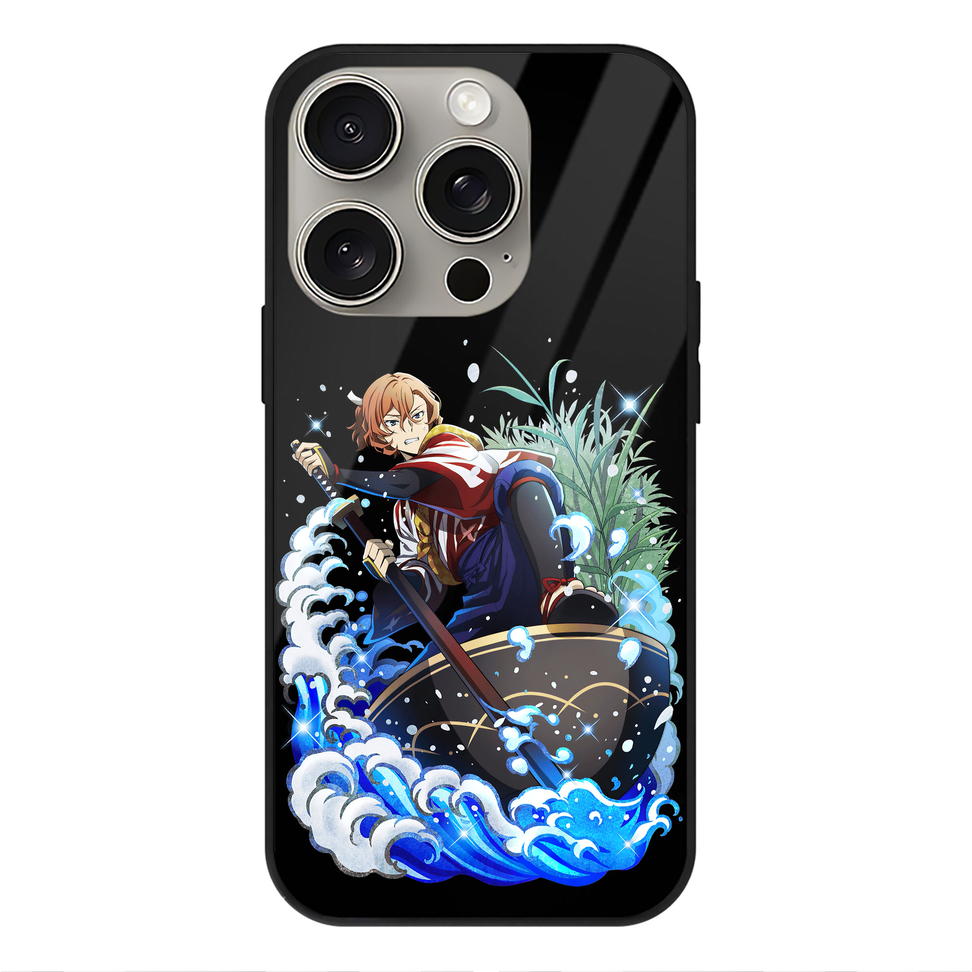 （画像用） 文豪ストレイドッグス Bungo Stray Dogs 【iPhone15Pro対応】スマホケース 耐衝撃＆黄変防止 背面ガラス