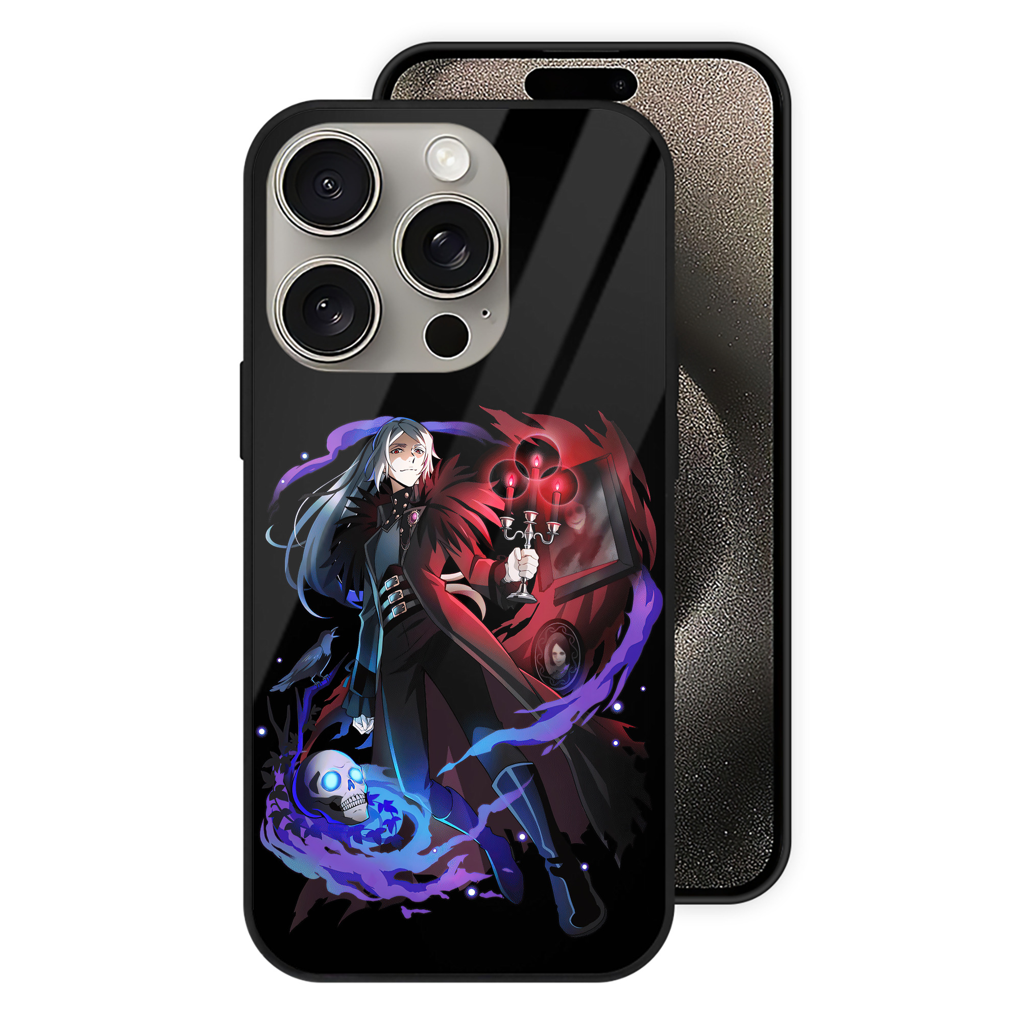 （画像用） 文豪ストレイドッグス Bungo Stray Dogs 【iPhone15Pro対応】スマホケース 耐衝撃＆黄変防止 背面ガラス