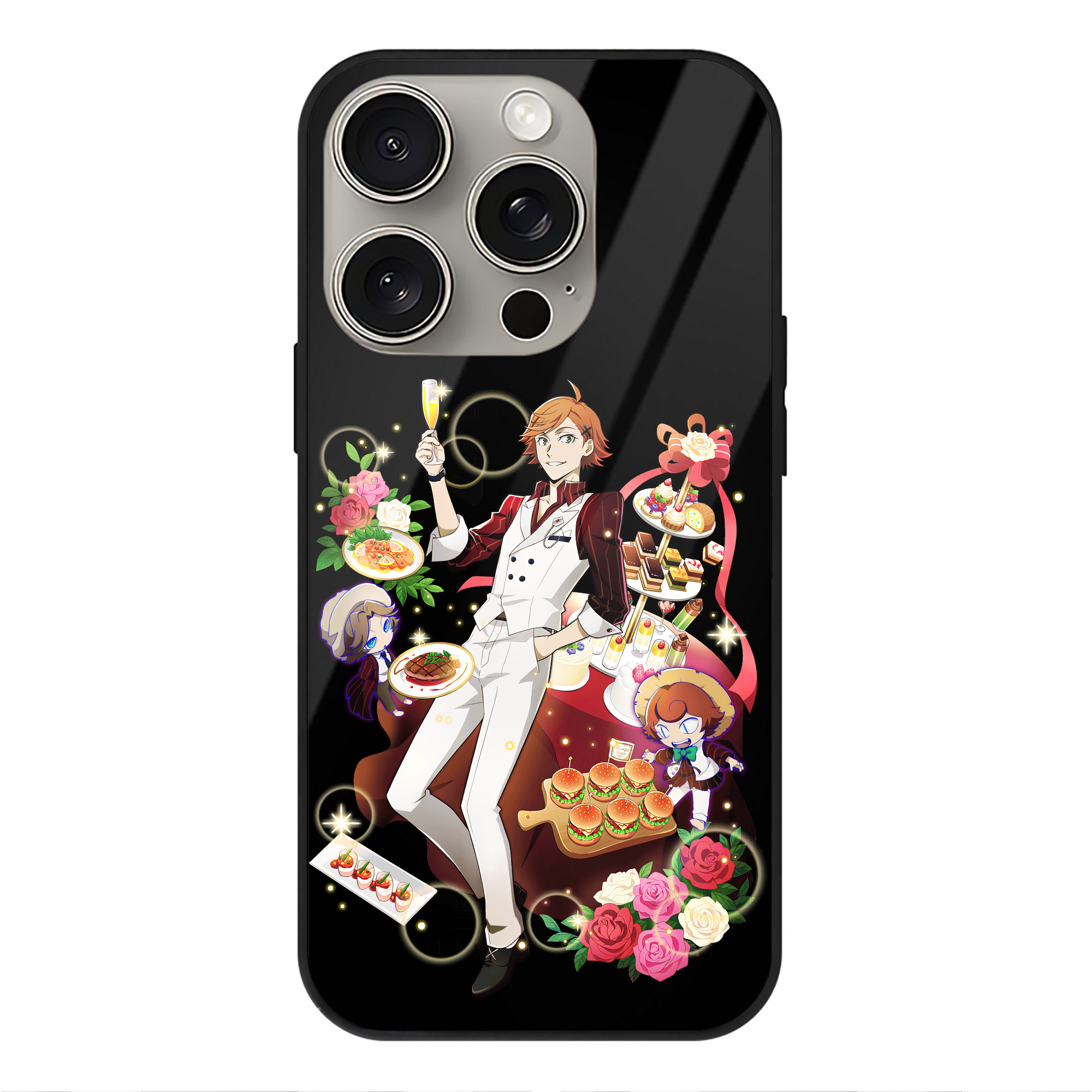 （画像用） 文豪ストレイドッグス Bungo Stray Dogs 【iPhone15Pro対応】スマホケース 耐衝撃＆黄変防止 背面ガラス