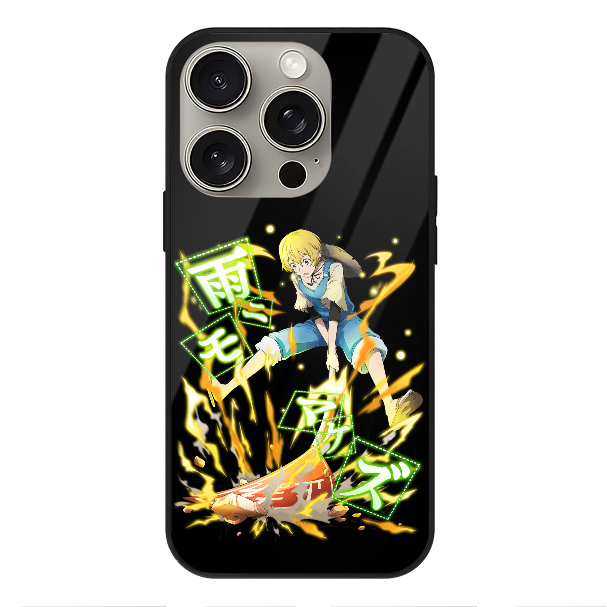 （画像用） 文豪ストレイドッグス Bungo Stray Dogs 【iPhone15Pro対応】スマホケース 耐衝撃＆黄変防止 背面ガラス